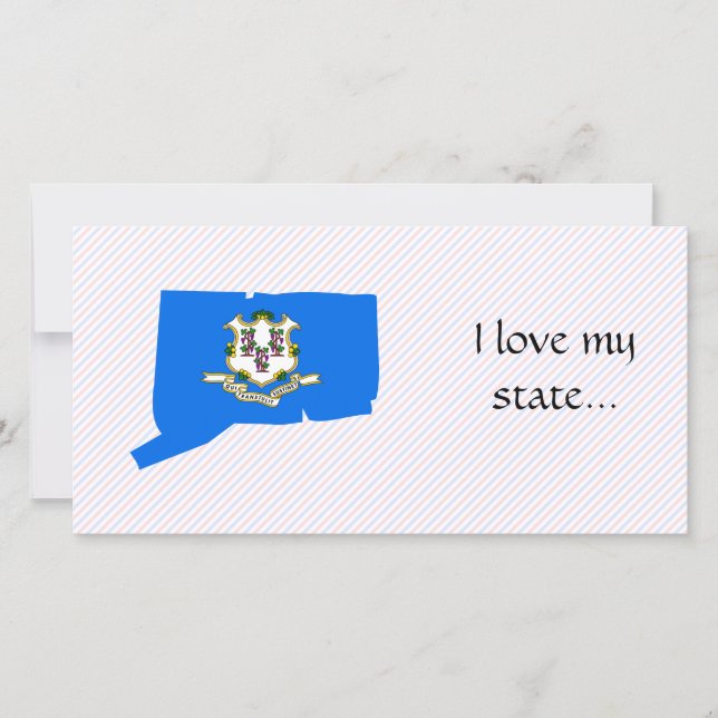 Carte d'indicateur Connecticut (Devant)
