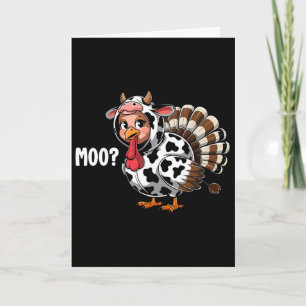 Carte Dindon Meugle Drôle de Thanksgiving Enfants Garçon