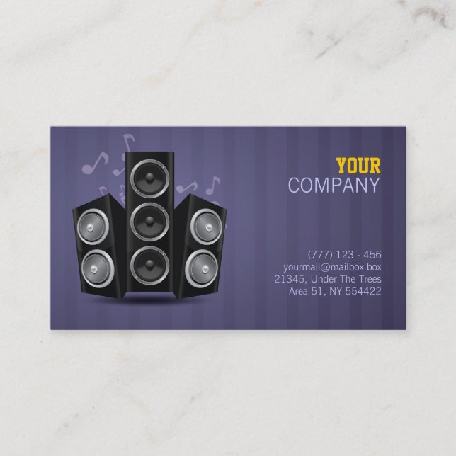 carte d'industrie musicale (Devant)
