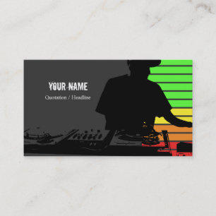 Carte d'industrie musicale du DJ