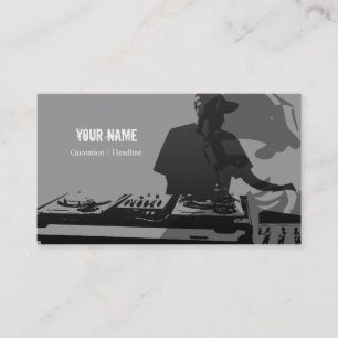 Carte d'industrie musicale du DJ