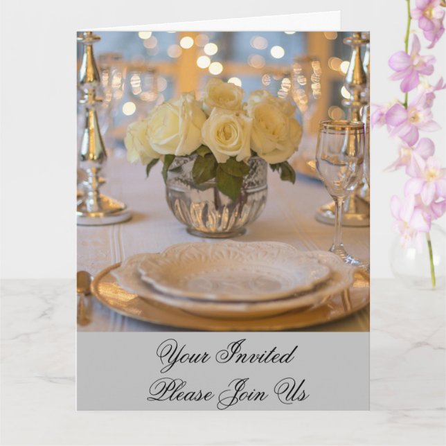 Carte dîner (Orchidée)