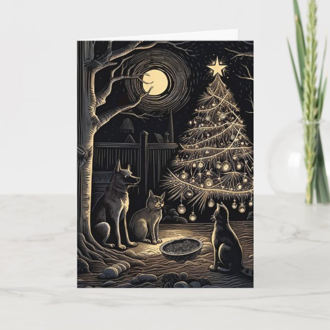 Carte Dîner de Noël (Devant)