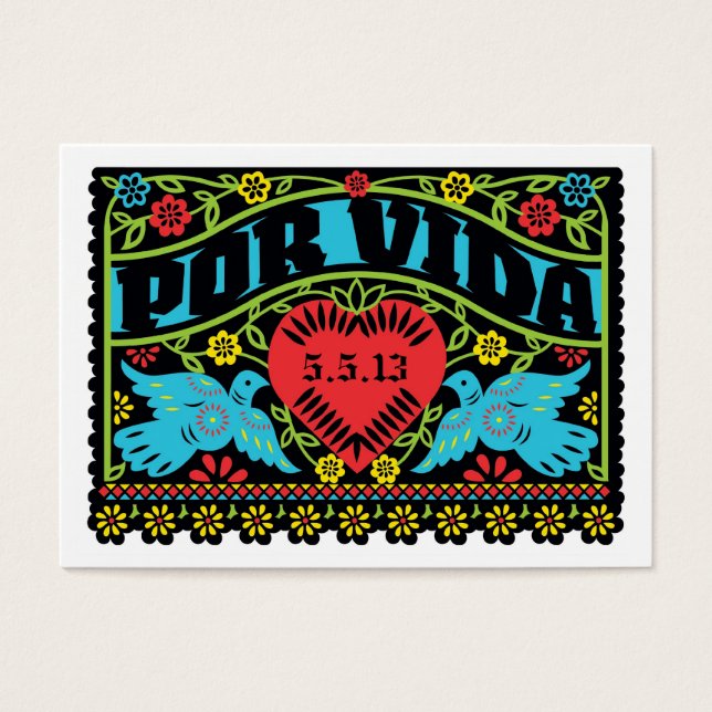 Carte d'information de la bannière du Mariage des  (Devant)