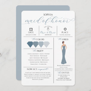 Carte d'information de la fête nuptiale Serez-vous