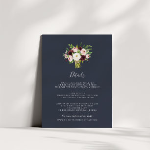 Carte d'information de l'invité Romance de minuit