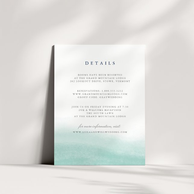 Carte d'information de l'invité Seaglass Tides (Créateur téléchargé)