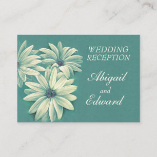Carte d'information encart pour l'art de mariage a