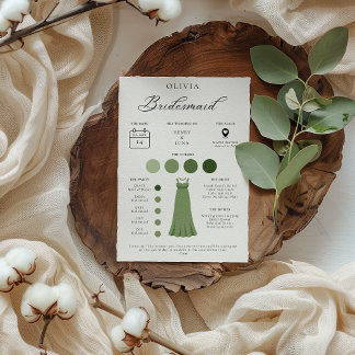 Carte d'information minimaliste pour la fête de la