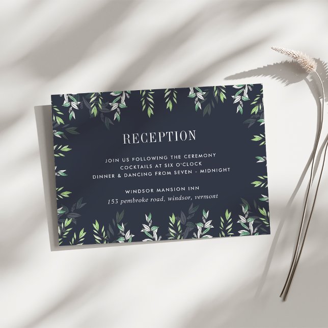 Carte d'information pour la réception de mariage W (Créateur téléchargé)