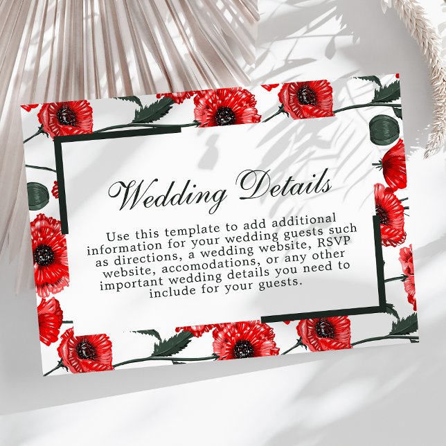 Carte d'informations sur le Mariage de fleurs de p (Créateur téléchargé)