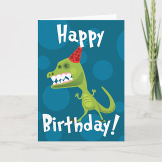 Carte Dino Birthday