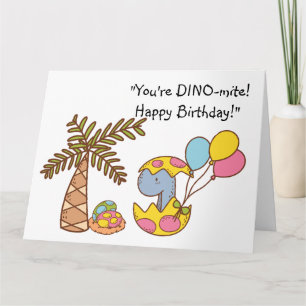 Carte DINO-Mite Anniversaire