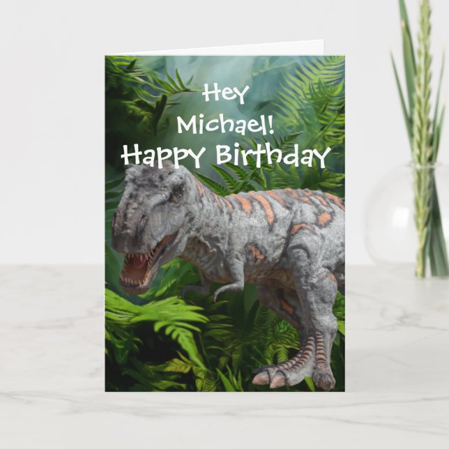 Carte Dinosaur Jurassic (Devant)