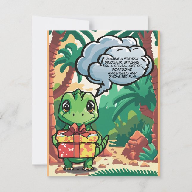 Carte Dinosaure (Devant)