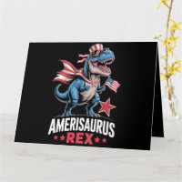 Dinosaure 4 juillet Amerisaurus T Rex Drôle