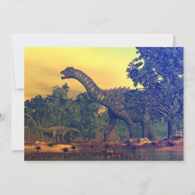 Carte dinosaures d'Ampelosaurus (Devant)