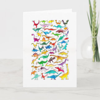 Carte "Dinosaures for Beginners" Note Card
