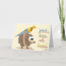 Carte d'inscription - dessinée à la main