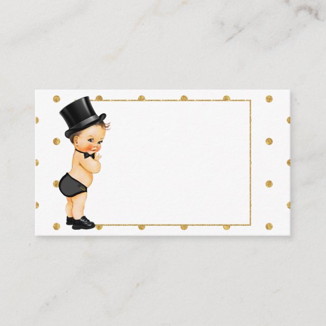 Carte d'insertion de baby shower (Devant)