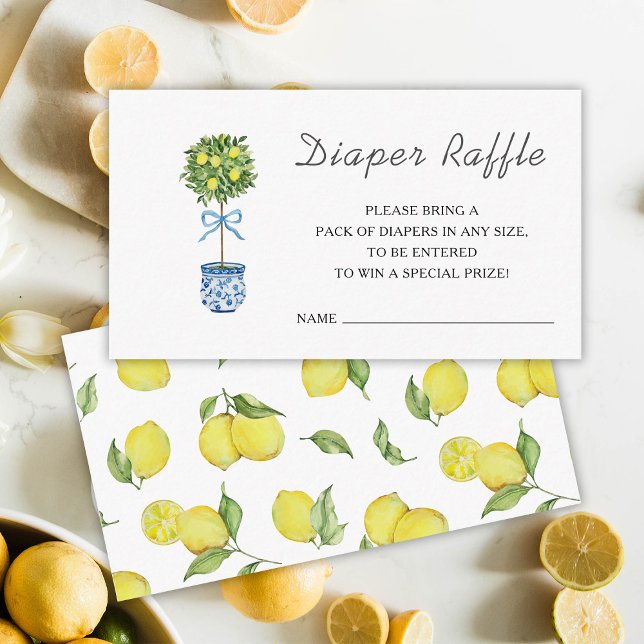 Carte d'insertion de Baby shower de chaudière citr (Créateur téléchargé)