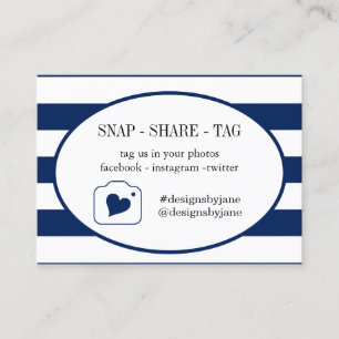 Carte d'insertion de la balise Snap Share Small Bu