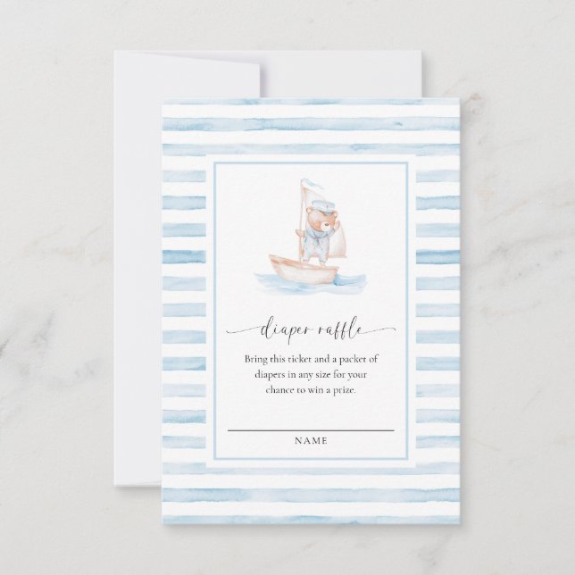 Carte d'insertion du billet de l'ours de mer Bleu  (Devant)