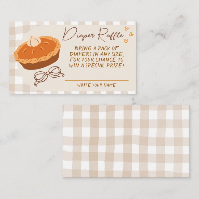 Carte d'insertion d'une petite couche de pâte à ta (Devant / Derrière)