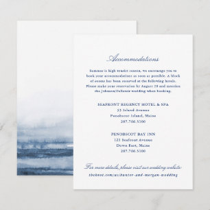 Carte d'insertion Mariage de deux hôtels - Penobsc