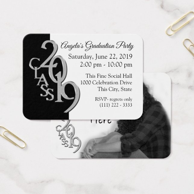 Carte d'insertion photo de la partie diplômée 2019 (Bureau)