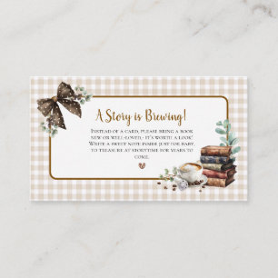 Carte d'insertion pour invitation à une fête préna