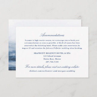 Carte d'insertion pour une chambre d'hôtel - Penob