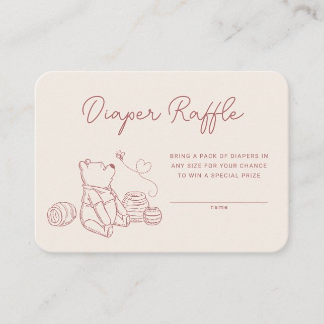 Carte d'insertion Winnie the Pooh 100 Acre Diaper  (Devant)