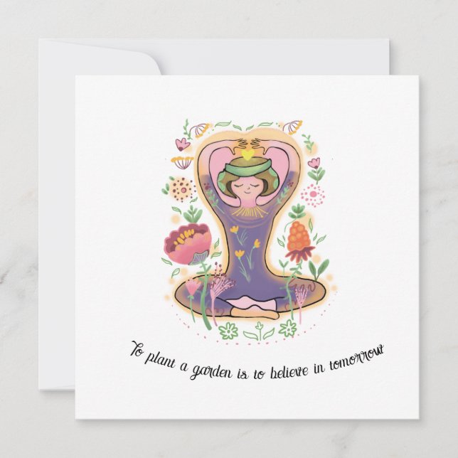 Carte d'inspiration de la fête mère (Devant)