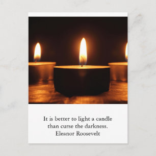 Carte d'inspiration : lumière dans les ténèbres