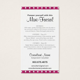 Carte d'instruction Mini-Faciale