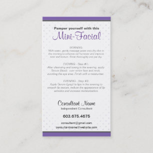 Carte d'instruction Mini-Faciale