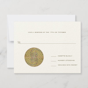 Carte d'intervention Arch Art Nouveau Vineyard Pea