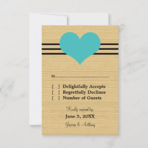 Carte d'intervention cardiaque Woodgrain Mod, Aqua