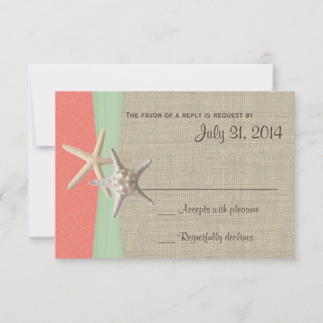 Carte d'intervention de Beach Amore Shell Coral et (Devant)
