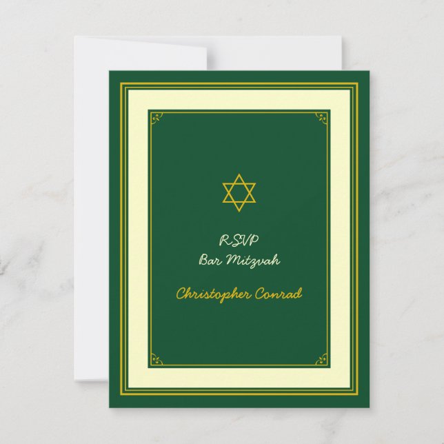Carte d'intervention de Forest Green et Gold Bar M (Devant)