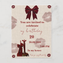 Carte d'invitation