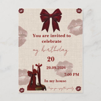 Carte d'invitation