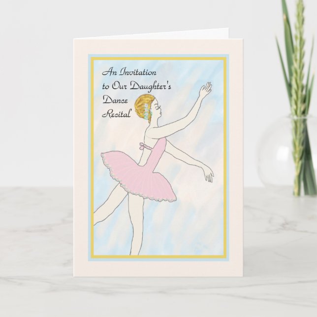 Carte d'invitation à la danse de la fille Considér (Devant)