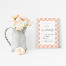 Carte d'invitation à la pêche et à la crème