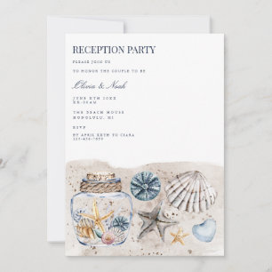 Carte d'invitation à la réception Tropical Beach S