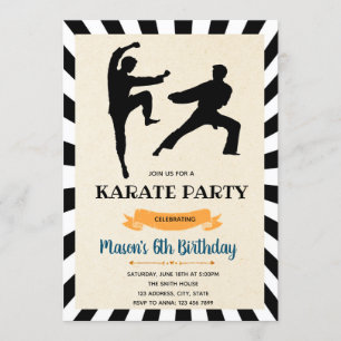carte d'invitation à l'anniversaire de l'enfant ka