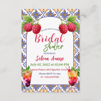 Carte d'invitation à une fête de mariage