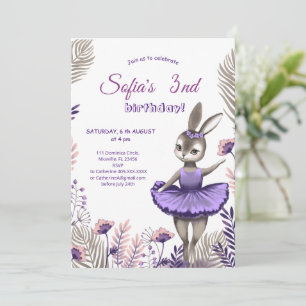 Carte d'invitation anniversaire.