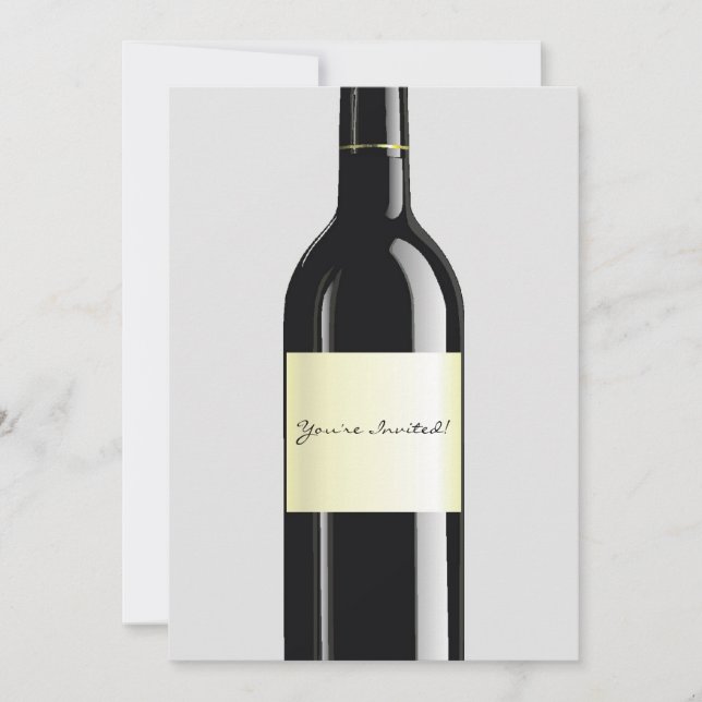 Carte d'invitation au vin (Devant)